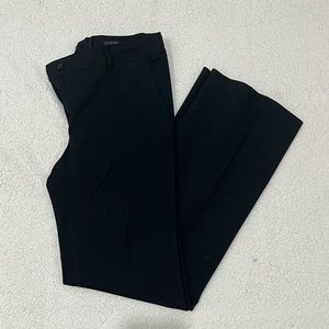 H&M Vintage Black Thin Pinstripe Trousers